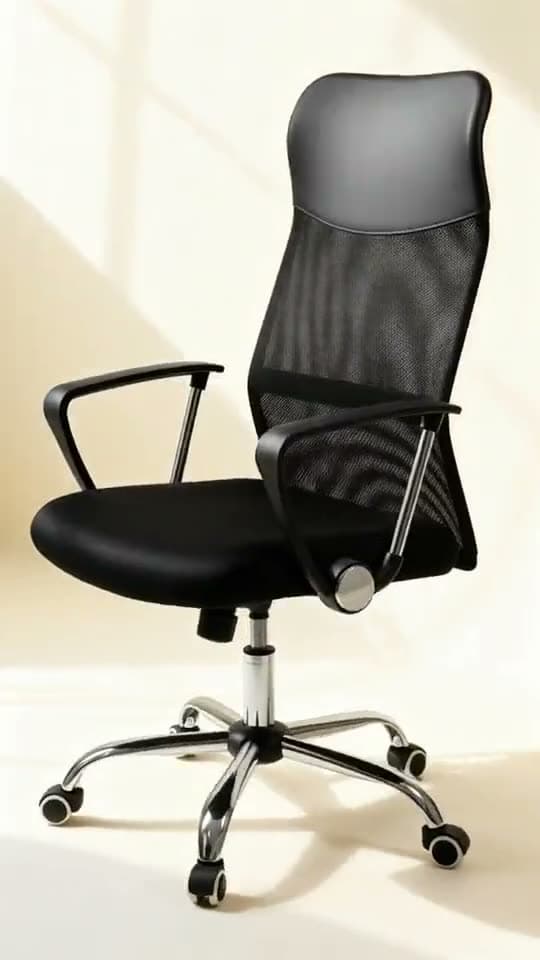 Version A of an office chair ad